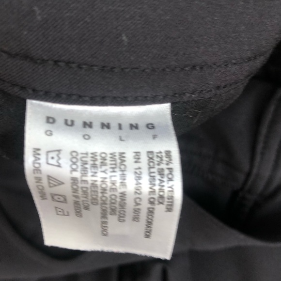 Bundle of 2 pairs of Dunning Player 5 pocket golf pants 33x34 - Picture 7 of 10